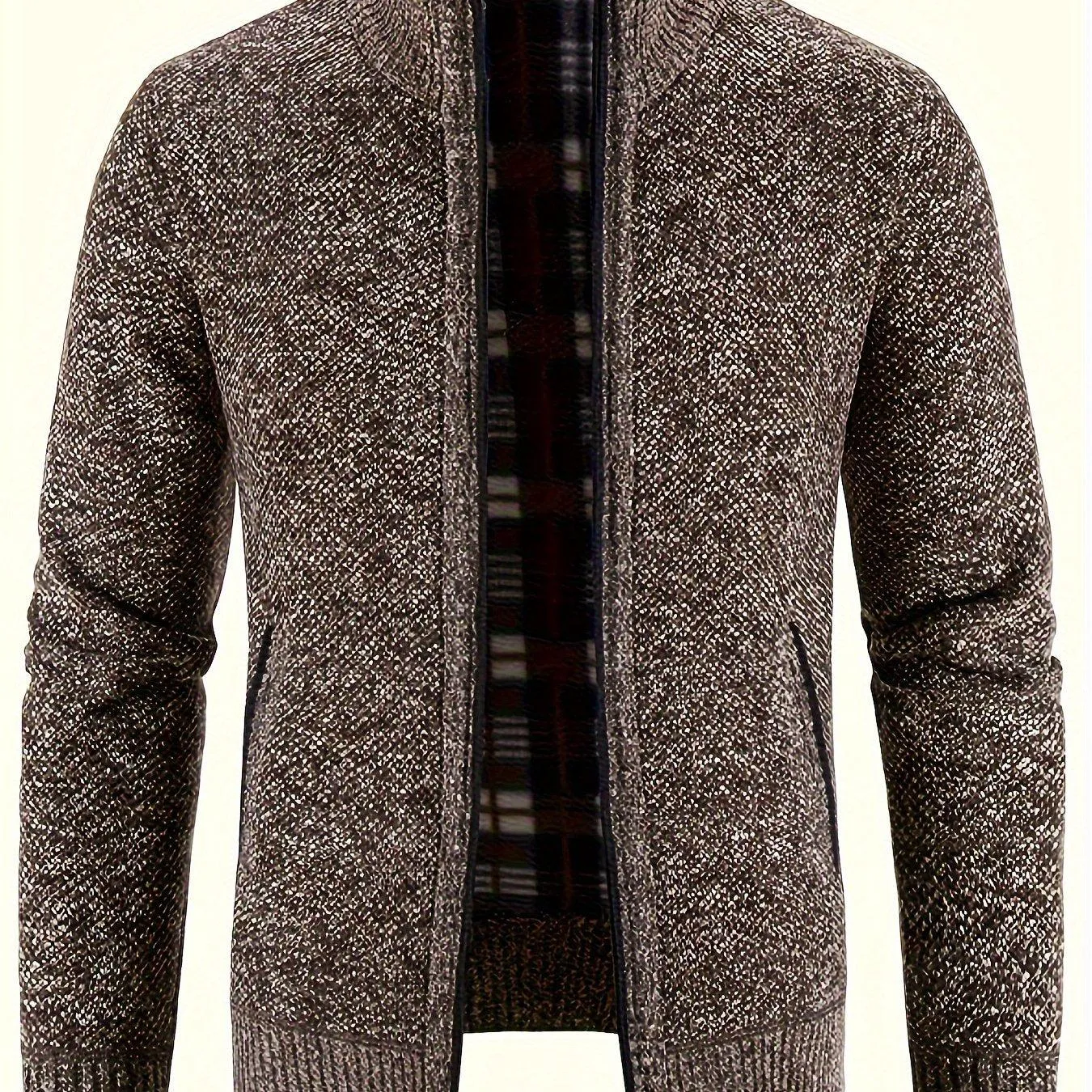 Warm Jacket, Men's Casual Comfortable Zip Up Jackets