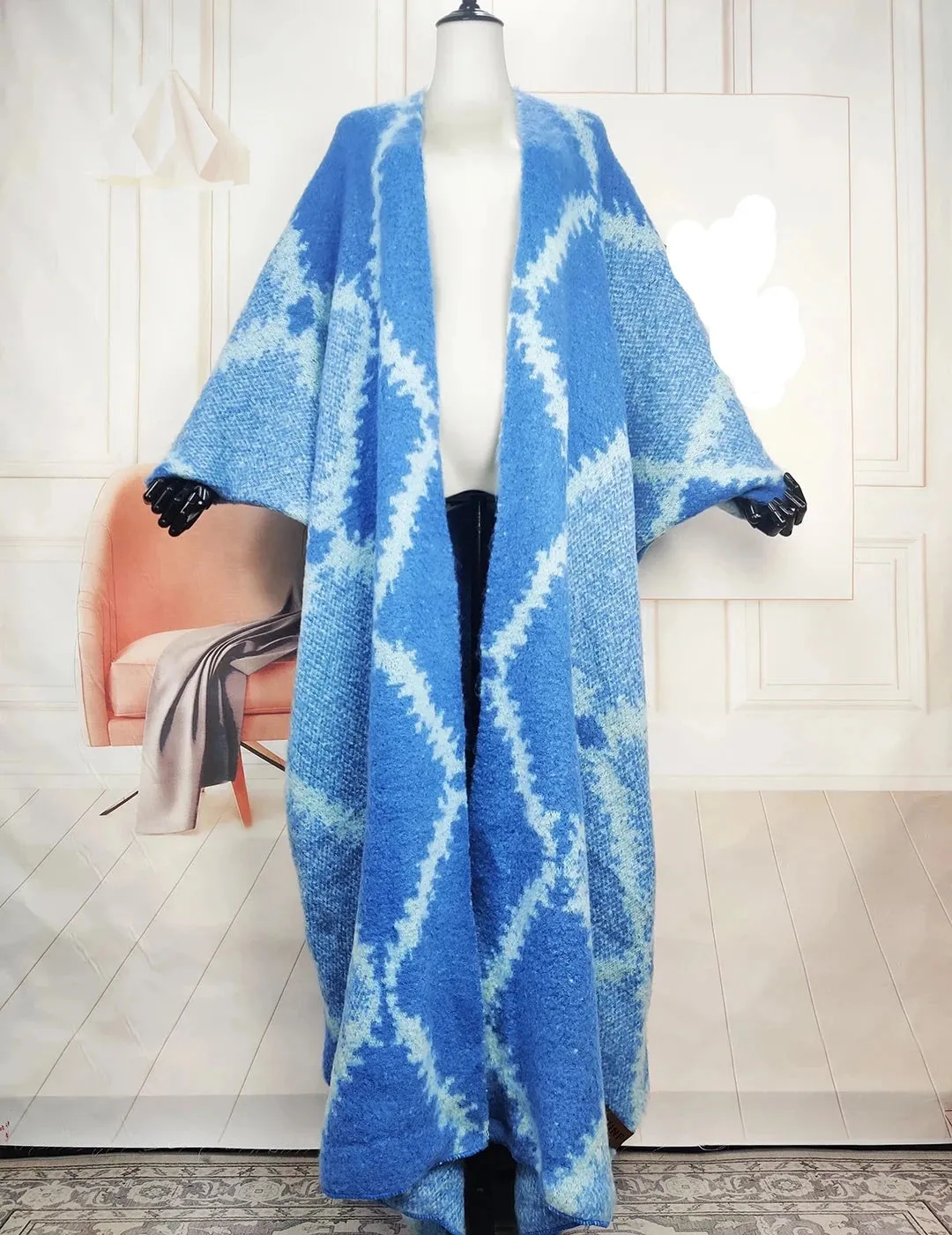 Warm Open Front Long Cardigans