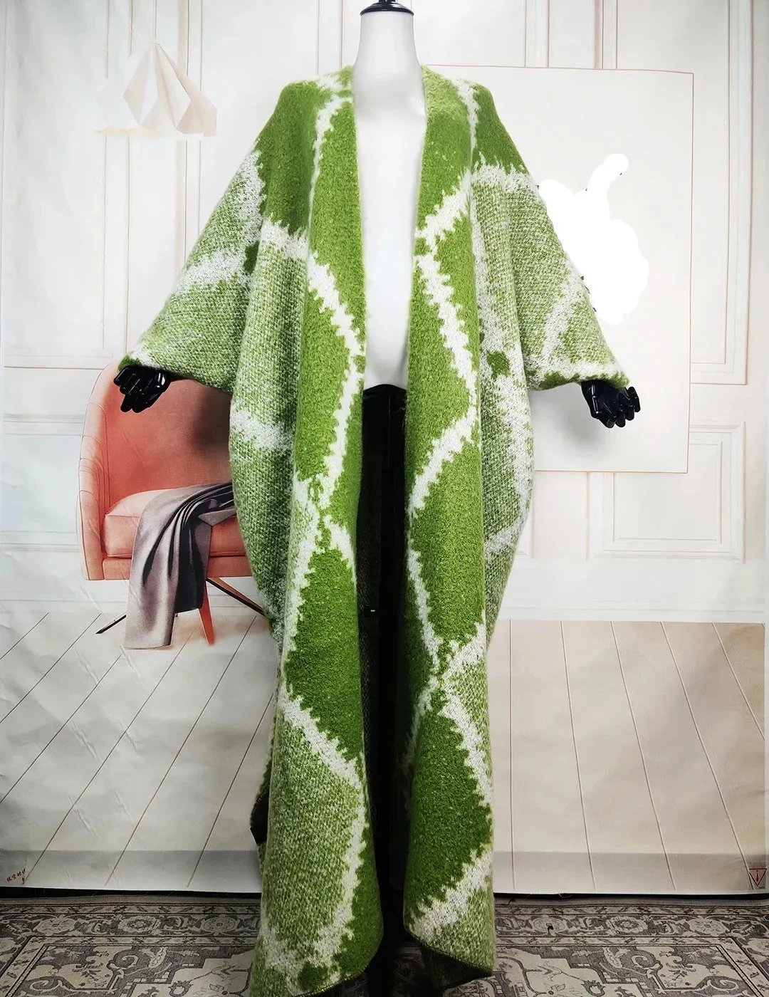 Warm Open Front Long Cardigans