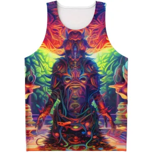 WISE ONE Unisex Tank Top - ACIDMATH AI