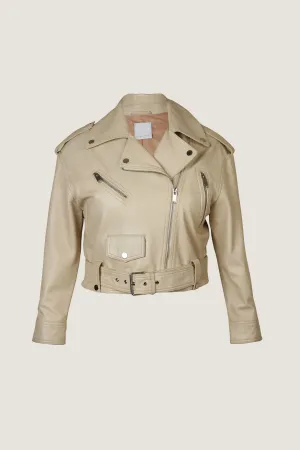 Women's Comfortable Biker Leather Jacket